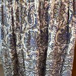 American Eagle flower print mini dress size XS blue on white cottage core Photo 5