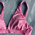 Athleta rose colored bikini top size small Photo 0