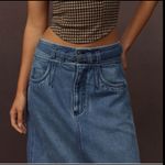 Anthropologie Pilcro Barrel Denim Midi Skirt Photo 3