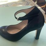 Taryn Rose  Italian designer leather heels Ankle strap Black Euro size 37.5 US 7 Photo 3