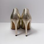 IRO Stiletto Heels Size 36 Paris Designer gold metallic buttery leather Photo 23