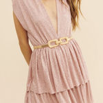 Sabina Musayev Shimmering Pink Mini size small Dress Photo 1