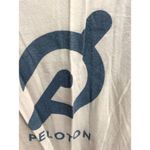 Peloton  Large L womens tank white blue Photo 4