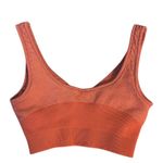 Avocado Coral Seamless Sports Bra Orange Photo 1