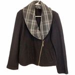 Clothes by Revue 100% Wool Jacket zip up plaid fab Photo 0