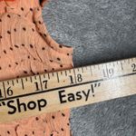 Alberto Makali Top Womens L Crinkle Boho Floral Embroidered Mixed Print Blouse Photo 10