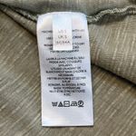 Pilcro Anthropologie Women’s Olive‎ Wash Ruffled Sleeve Open Back Long Sleeve S Green Photo 6