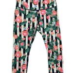 Lululemon  Striped Floral Leggings size 6 Photo 2