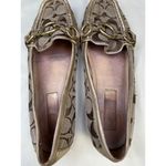Coach Signature Women's Tan Casual Flats/ Slip on shoes A2139 Size 7.5 SKU 5353 Photo 6