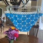 Aeropostale Blue Polka Dot Bikini Bottom Photo 6