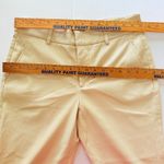 ZARA  Cream Faux Leather Cropped Pants Minimalist High Rise Straight Leg 6 - Flaw Photo 3