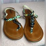 Arizona Jeans Arizona Jean Co. Strappy Thong Bejeweled Flip Flops Women’s Sandals Size 7.5 Photo 5