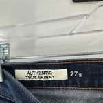 Gap 1969 Dark Wash Zip Fly Authentic True Skinny Denim Jeans Women's Size 27s Photo 4