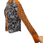 Free People We The Free Button Up Top Linen Western Blouse Womens Size XS Photo 4