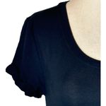 C&C California Dress Womens Extra Small Black Short Sleeve Scoop Neck Tee Maxi Photo 5