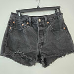 Levi's 501 High-Rise Denim Shorts Eat Your Words size 27 Photo 0