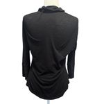 James Perse Standard Black Button Front Shirt Top Size 3 (Large) Made in USAa Photo 1