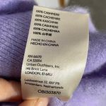 Free People  Light Purple Mockneck Cashmere Sweater Women’s size Medium Photo 6