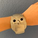 Nordstrom Silver Owl Bracelet Cuff Photo 4