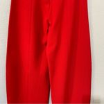 ZARA  New Bloggers Fav Red Low‎ Rise Formal Pants Limited Studio Edition Size M Photo 13