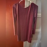 Lulus Gift of Love Red and Silver Backless Long Sleeve Bodycon Dress Photo 13