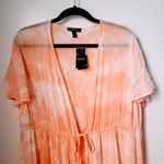 Torrid NWT Plus 0 0X 12 Peach Tie Dye Duster Cover Up Kimono Top NEW Photo 3