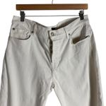 7 For All Mankind White Josefina Slim Denim Boyfriend Jeans Size 31 Photo 4