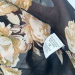 Live 4 Truth  Black Beige Sheer Maxi Kimono Cover Up Smocked Button Close Size 1X Photo 10