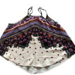 Free People Intimately by  floaty cropped racerback v-neck flora boho cami top L Photo 4
