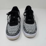Nike Women's Air Force 1 Flyknit 2.0 Low Top Sneakers Shoes Black White Gray 7 Photo 1
