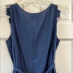 Yoana Baraschi  Navy Bow Detailing Waist Tie Sleeveless Blouse - Size 4 Photo 10