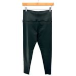David Lerner NWT  Elliott High Rise Leggings Hunter Green Zip Hem Athleisure M Photo 4