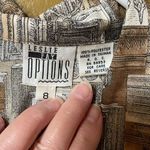 Leslie Fay  size 8 vintage silky tie at waist top. Oversized. Photo 2