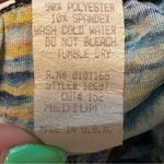 VTG SANANA'S Maxi skirt Size Medium Tropical Print Resort wear Y2K Swim Coverup Blue Photo 6