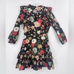 NWOT 💖Warm Black Floral Mini Dress Red Photo 3