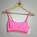 Cupshe Hot Pink Scoop Bralette High Rise Bikini Photo 5