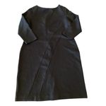 Doncaster  Black Mini Shift Dress 3/4 Sleeve Formal Business Office Classic 14 Photo 2