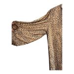 VICI  Satin Leopard Print Balloon Sleeve Midi Size Medium Photo 5
