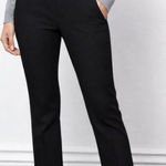 La Ligne Moto Pants Women’s Small Black Cropped Zip Hem Pull Photo 0