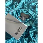 NBD Revolve XXS Abriel Mini Dress Velvet Teal NEW Photo 6