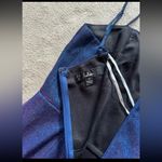 Lulus Women's Shiny Royal Blue Metallic Sleeveless Lined Mini Dress Size Small Photo 7