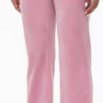 Juicy Couture Sleepwear Sweatpants Fleece Drawstring Pink Women's Size Medium Photo 0