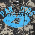 NFL Team Apparel Carolina Panthers Womens Lace Up Sweatshirt Size M Bleach Photo 1