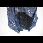 Greylin Navy Blue Bird Print Sleeveless Skort Romper Dress Small Photo 5