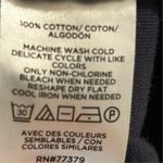 Ann Taylor Women's Blue Mock Neck Short Sleeve T-Shirt M Photo 6