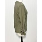 August Silk  Women's Crew Neck Tie Sleeve Pullover Top‎ Olive Green Size Large Photo 8