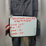 Lululemon * pace rival crop legging size 4 heather grey mid rise workout gym pant Photo 11