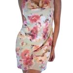 VICI Vicci boho spaghetti strap floral satin mini sexy fall dress romantic large Photo 0