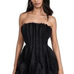 Aje Hybrid Pleated Linen Blend Strapless A Photo 0