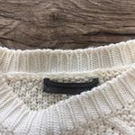 Anthropologie ‎ cream cable knit sweater size Xs Photo 2